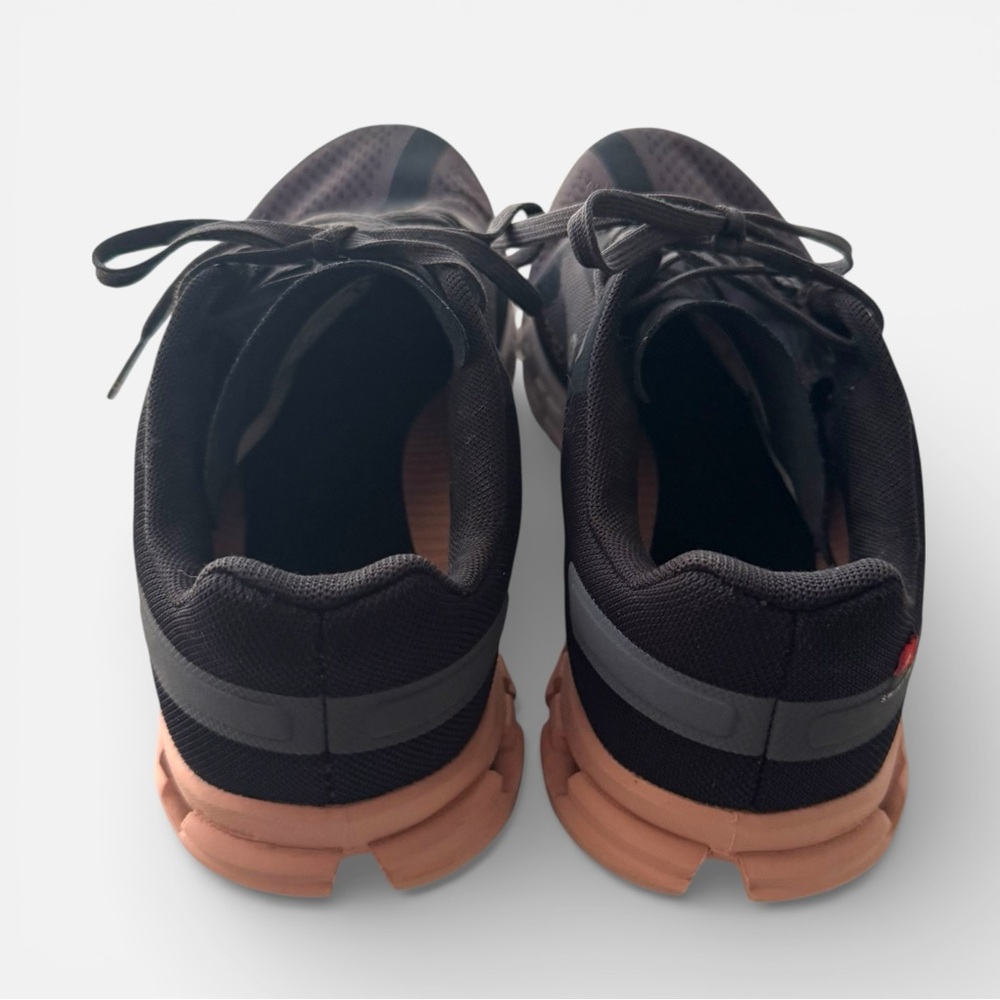 On CloudFlow Athletic Black & Pink Running Walking Shoes Breathable, Women's 7W - Picture 3 of 9